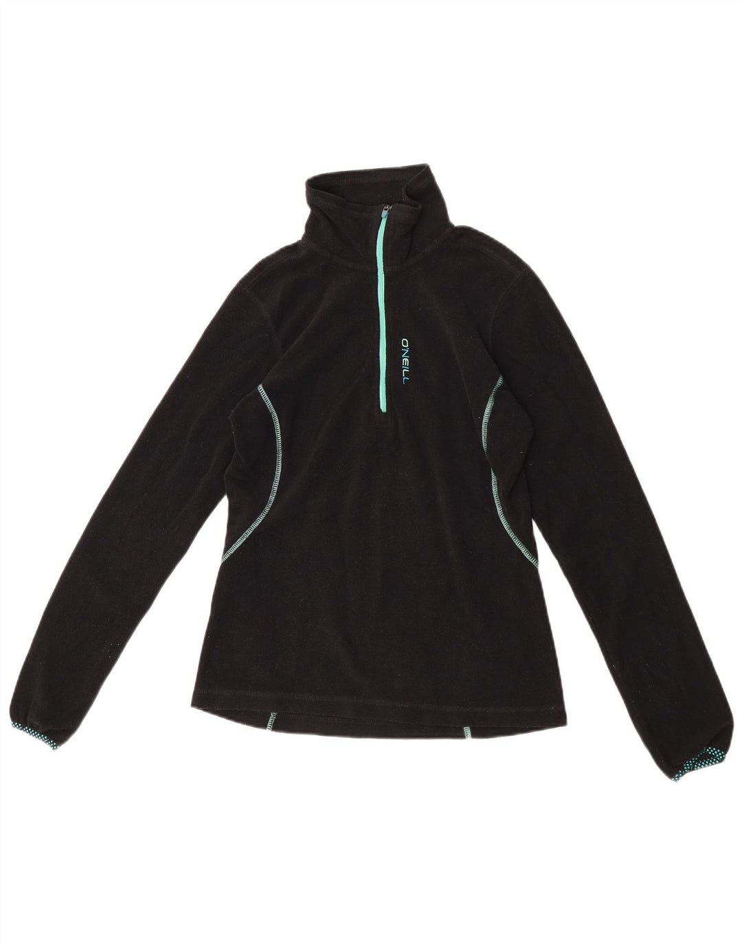 Maglione in pile da donna con vestibilità regolare e collo con zip O'Neill UK 10 piccolo nero