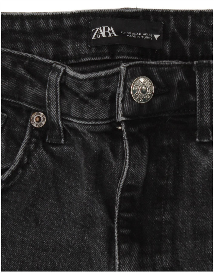 Jeans dritti da donna Zara EU 38 Small W28 L26 Grigio