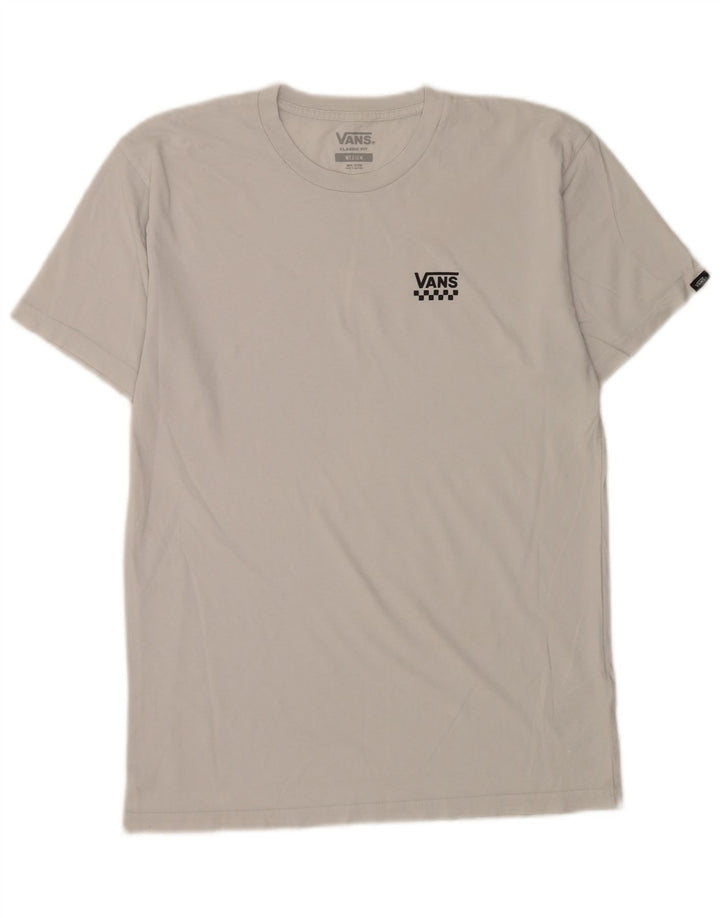 Maglietta da uomo Vans Classic Fit in cotone grigio medio