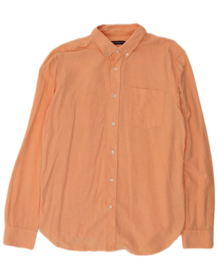 Camicia da uomo French Connection in cotone arancione medio
