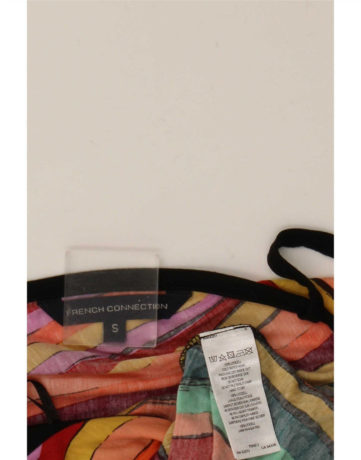 French Connection Womens Tunic Top UK 10 Small Multicoloured Striped