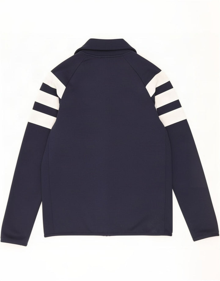 Giacca da uomo con grafica grafica Adidas, giacca media, colore blu navy