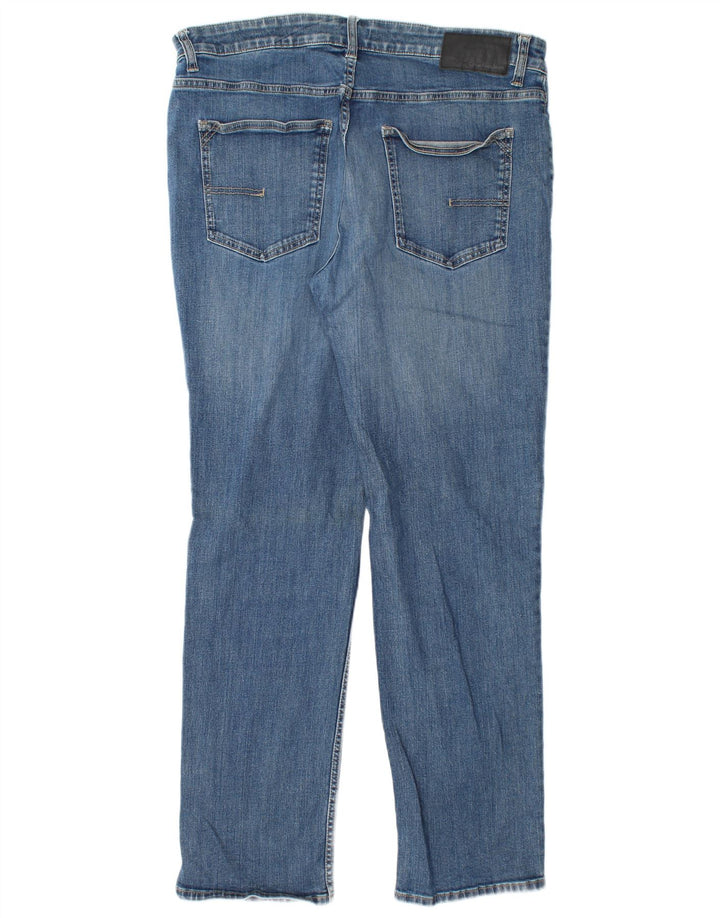 CALVIN KLEIN Jeans dritti da uomo W36 L32 Blu Cotone