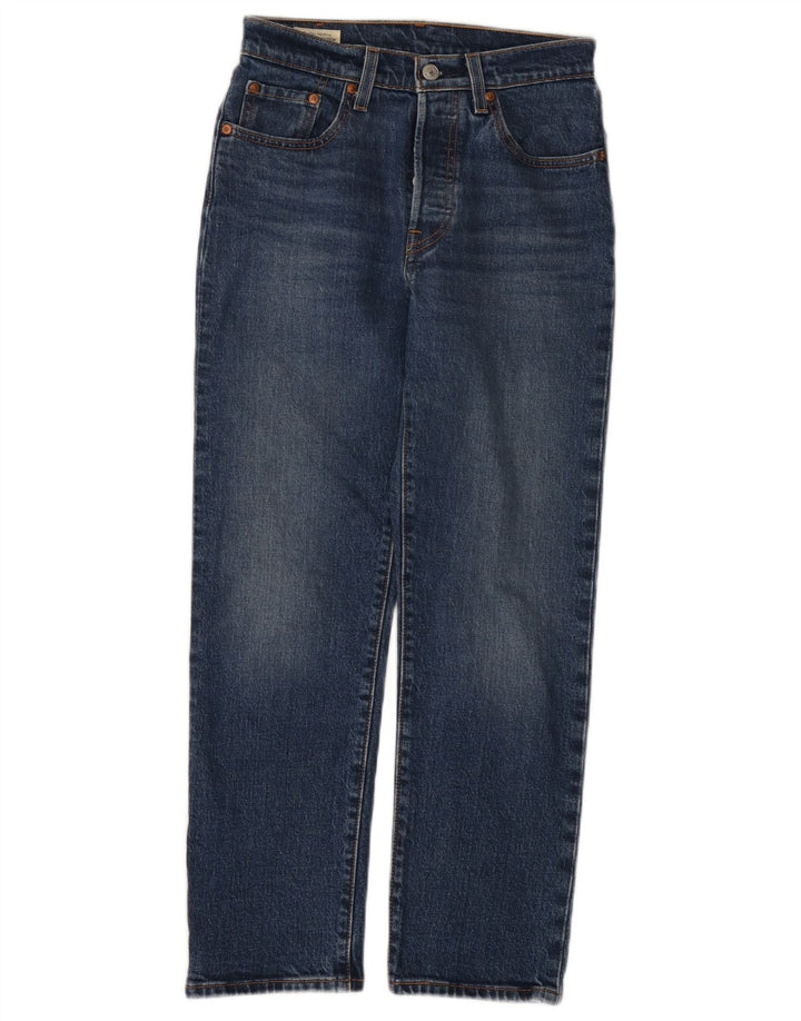 Jeans dritti Levi's 501 da donna W24 L26 cotone blu