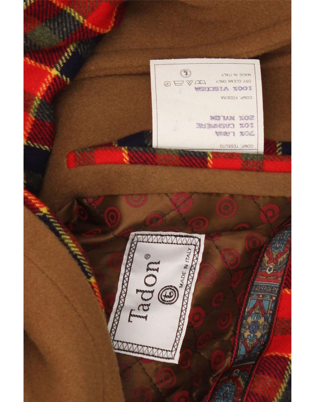 Cappotto da uomo Tadon UK 38 Lana marrone medio