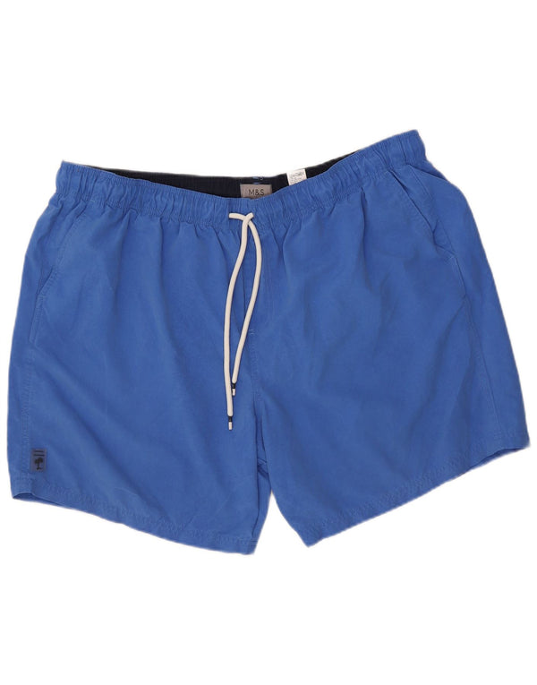 Pantaloncini da bagno da uomo Marks & Spencer 3XL blu poliestere