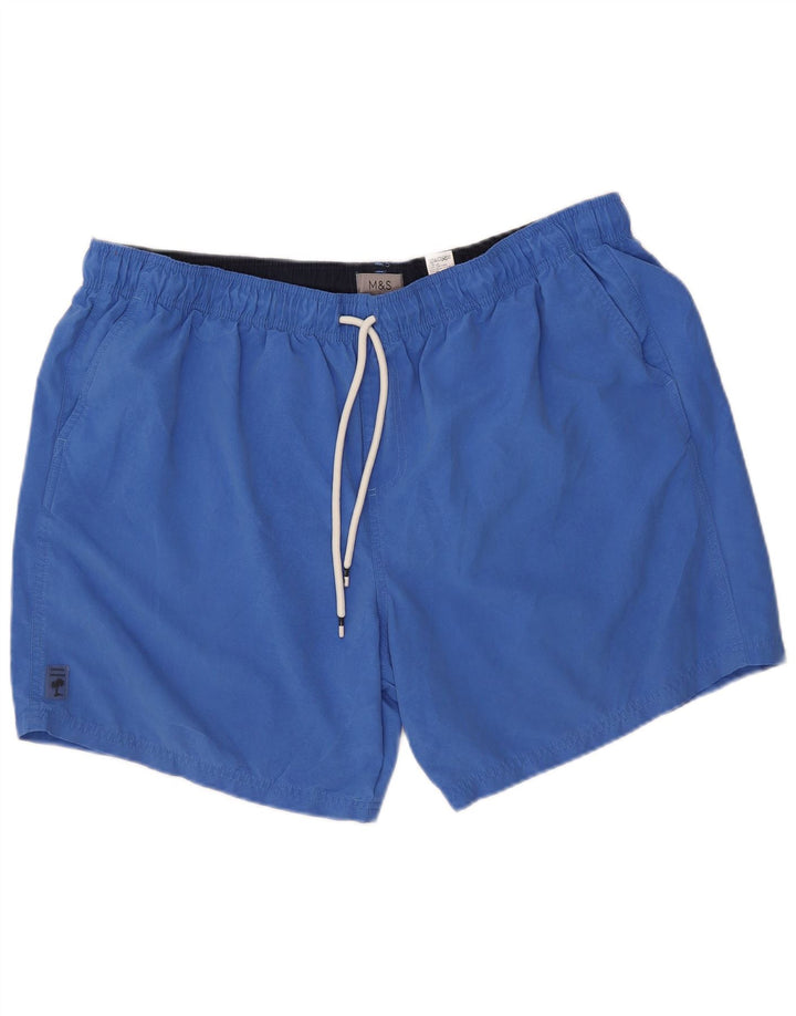 Pantaloncini da bagno da uomo Marks & Spencer 3XL blu poliestere