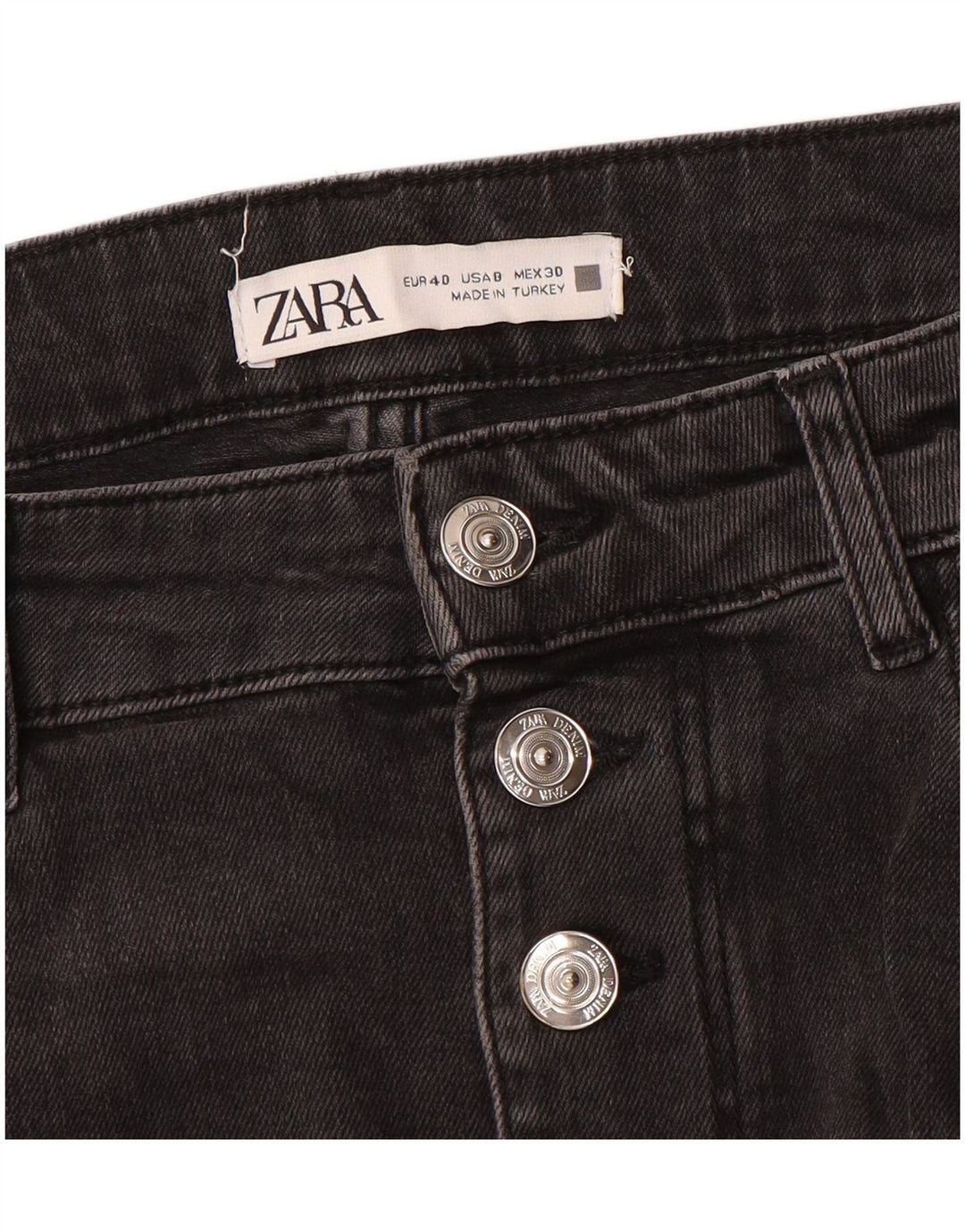 Jeans skinny da donna Zara EU 40 medi W30 L27 neri