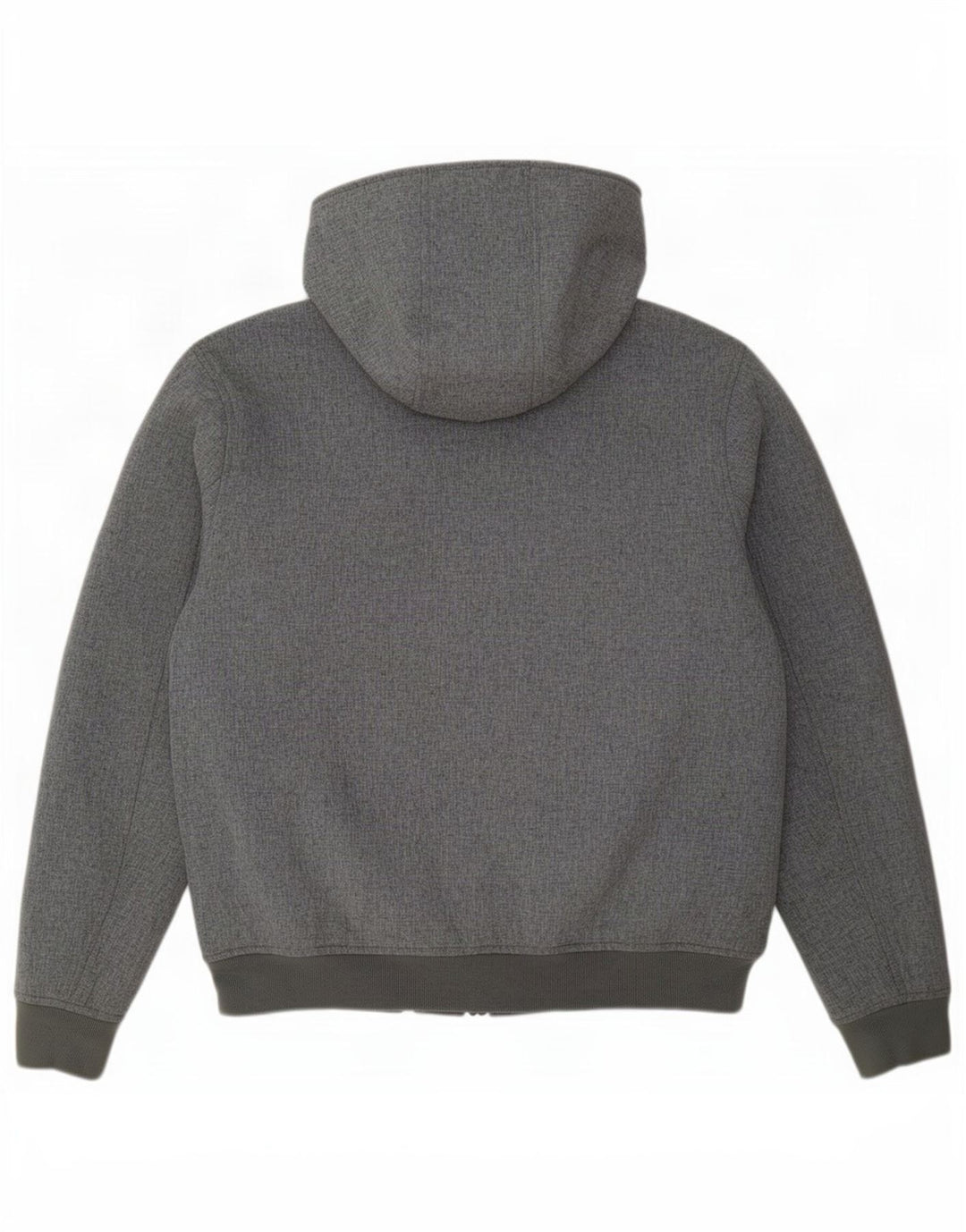Maglione con cappuccio e zip da uomo Tommy Hilfiger Poliestere grigio medio