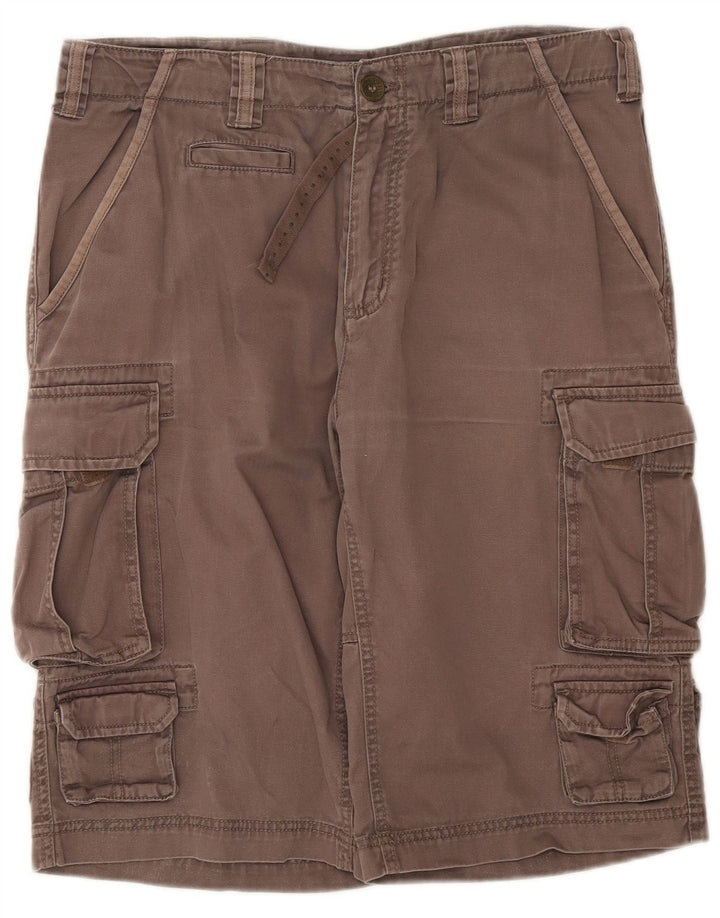 Pantaloncini cargo da uomo Russell Athletic grandi W34 in cotone grigio