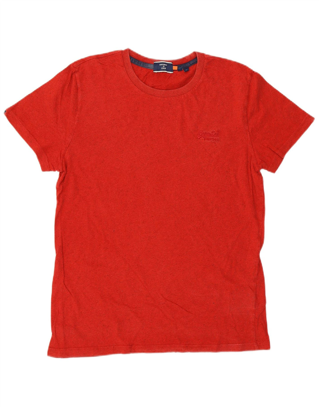 T-shirt da uomo Superdry Top rosso medio in cotone