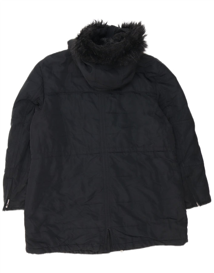 Giacca Parka con cappuccio Autograph da donna Marks & Spencer UK 18 XL Nera