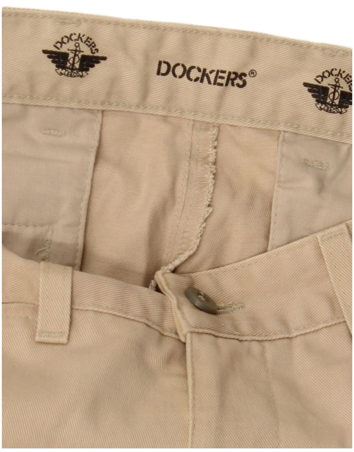 DOCKERS Pantaloni chino dritti da uomo W30 L31 Beige