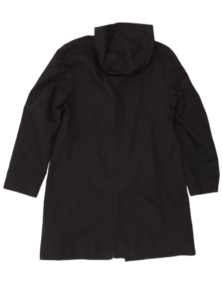 Soprabito con cappuccio da uomo VINTAGE UK 40 grande acetato nero