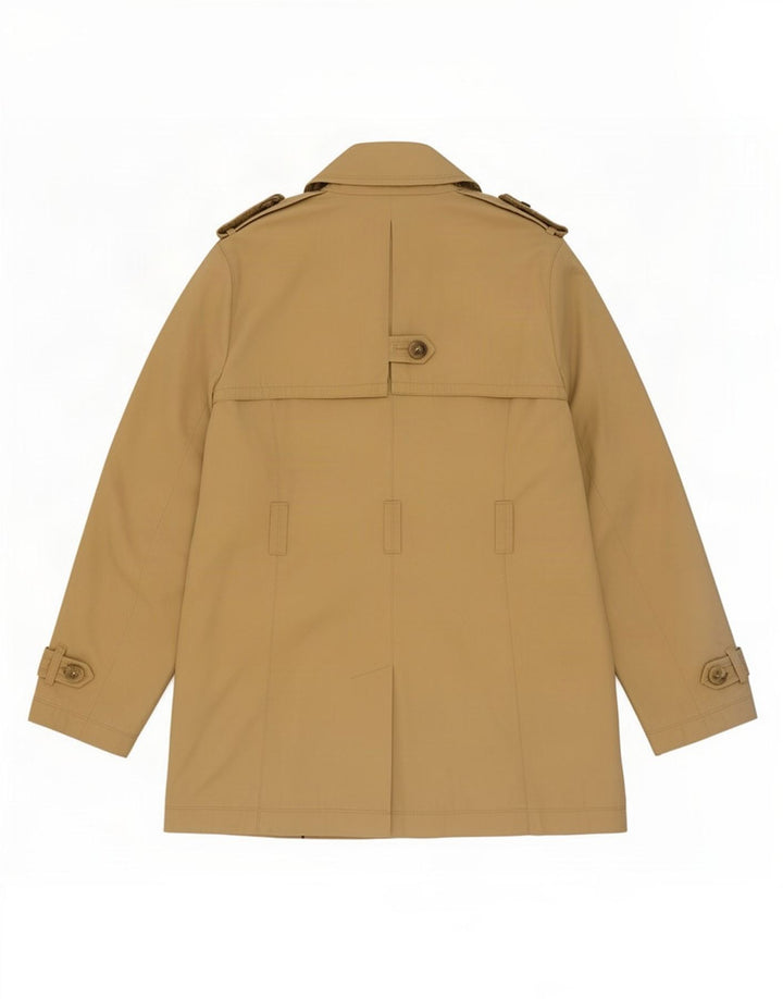 Trench da donna Massimo Dutti UK 14 grande cotone beige