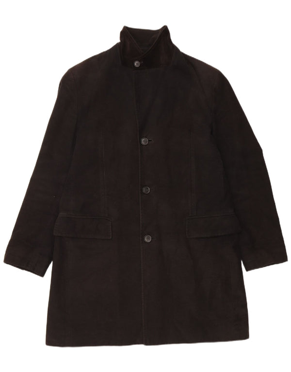 Cappotto da uomo Hugo Boss EU 50 grande cotone nero