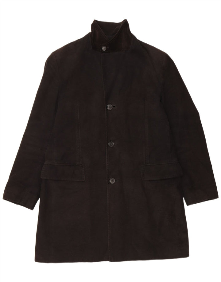 Cappotto da uomo Hugo Boss EU 50 grande cotone nero