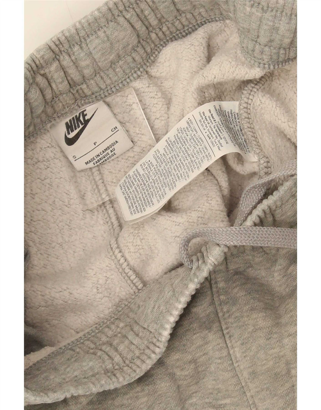 Pantaloni da tuta da uomo Nike Joggers piccoli in cotone chiazzato grigio