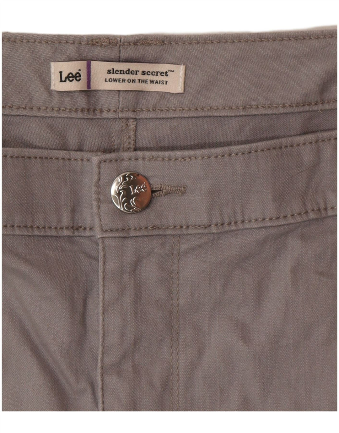 Pantaloncini casual Slender Secret da donna LEE W40 2XL Grigi