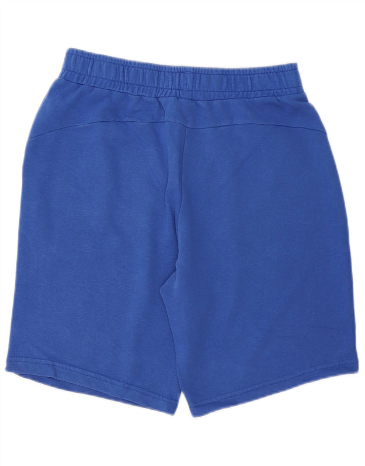 Pantaloncini sportivi grafici da uomo Puma in cotone blu medio