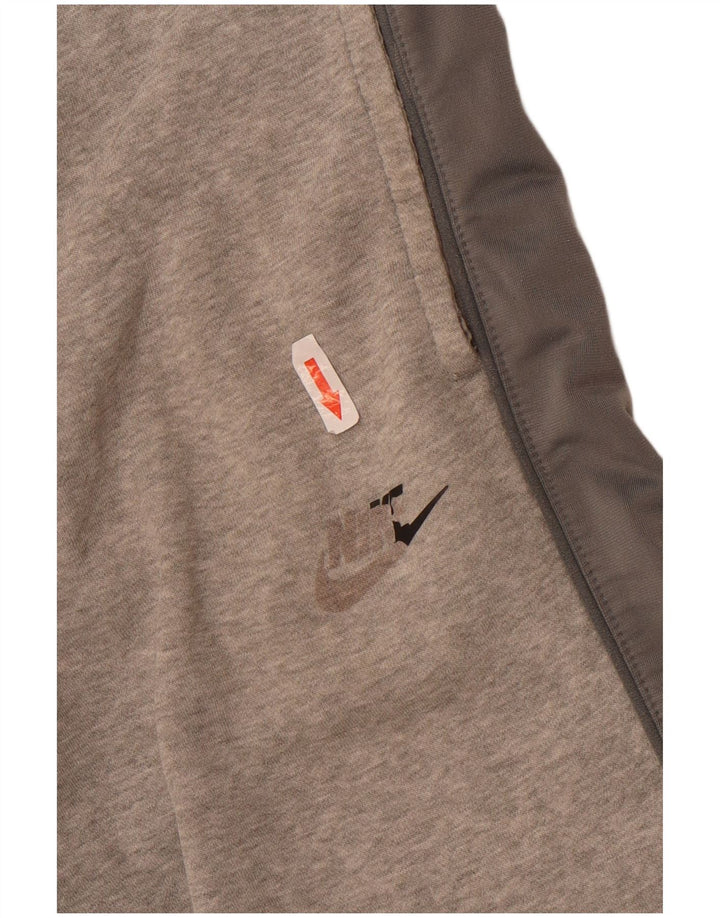 Pantaloni da tuta da uomo Nike Joggers in cotone color block grigio medio