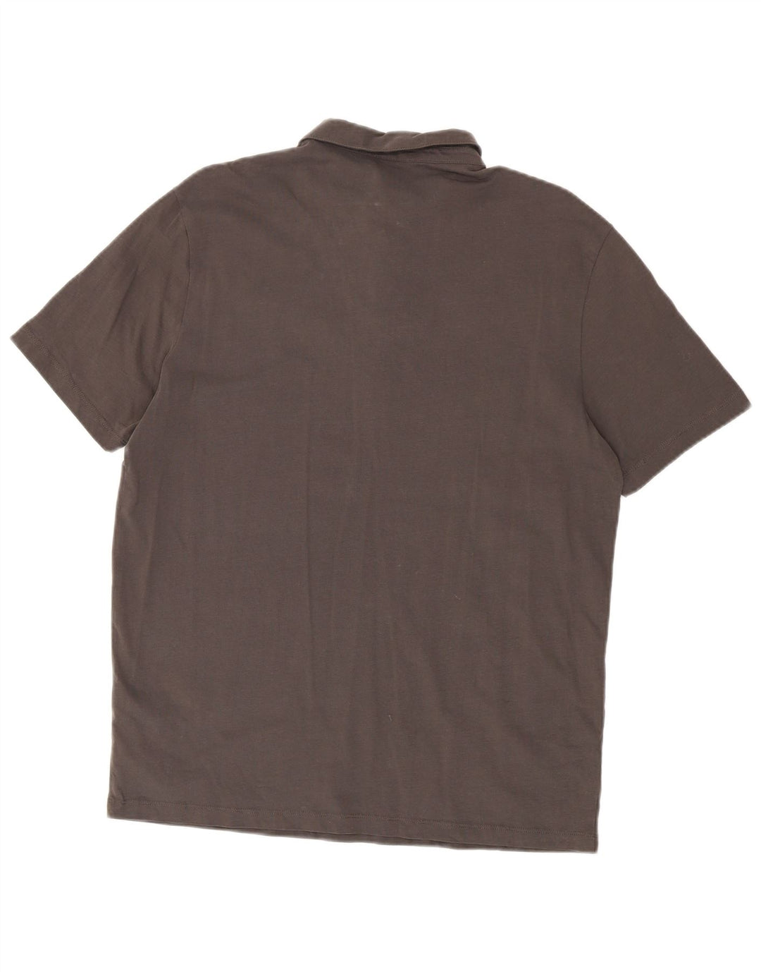 Polo da uomo vestibilità regolare All Saints XL in cotone grigio