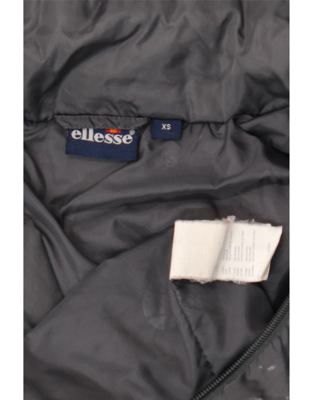 Cappotto imbottito oversize con cappuccio da donna Ellesse UK 6 XS nylon grigio