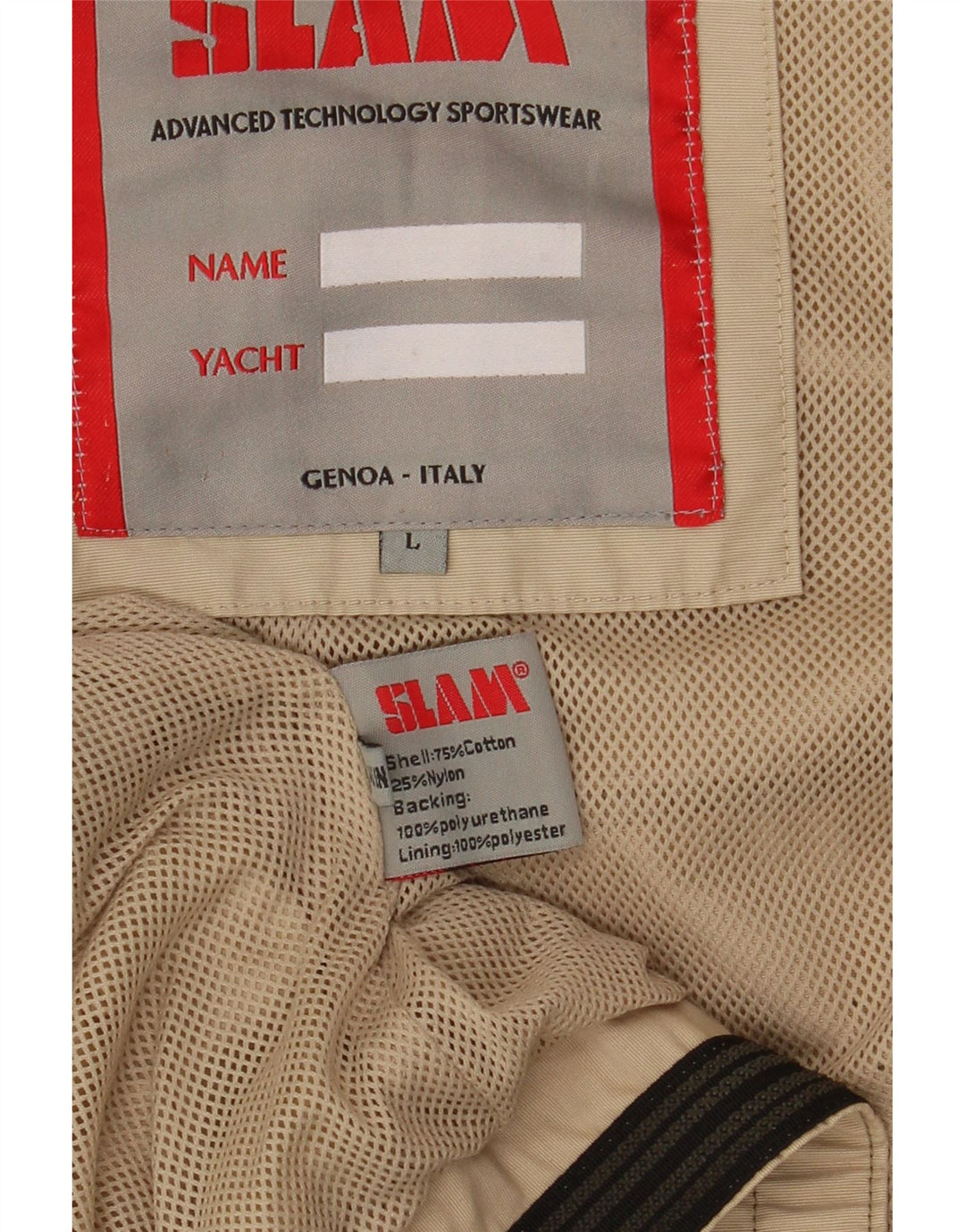 Giubbotto bomber da uomo Slam UK 40 grande cotone kaki