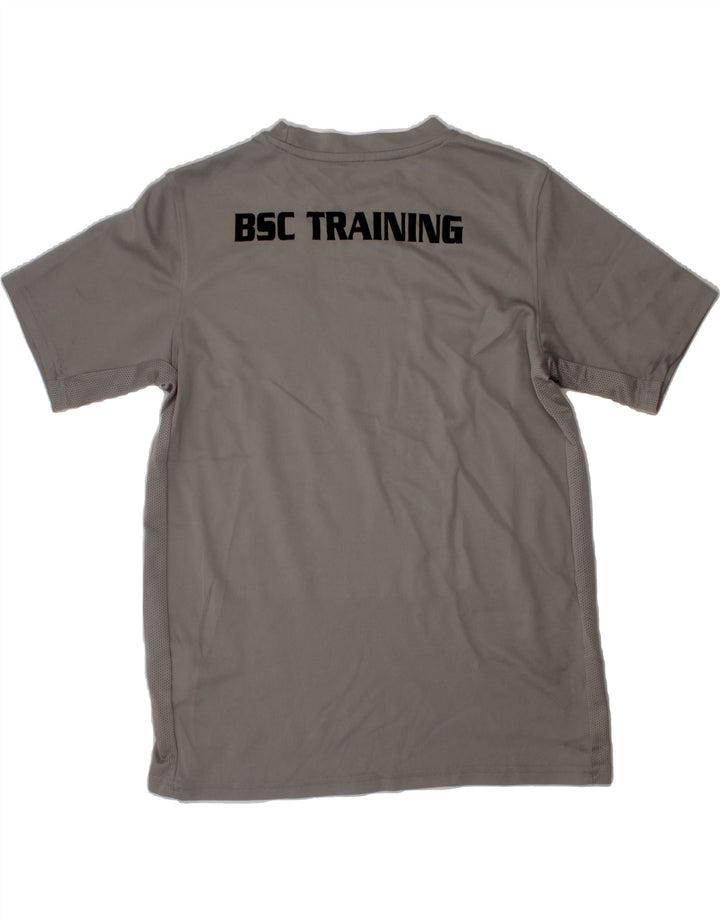 NIKE Boys Dri Fit Graphic T-Shirt Top 12-13 Years Large  Grey Polyester Vintage Nike and Second-Hand Nike from Messina Hembry 