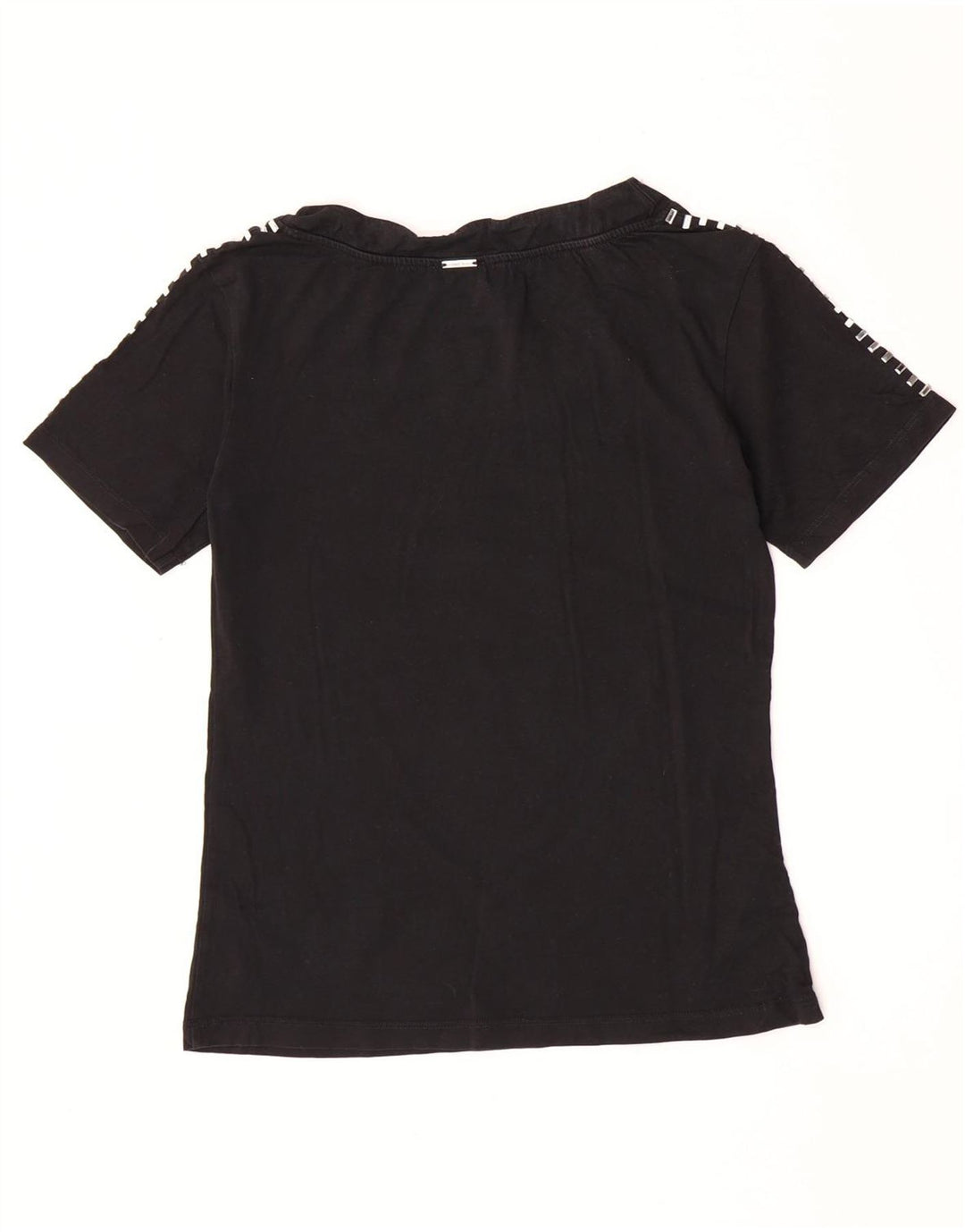 T-shirt da donna Liu Jo Top UK 10 piccola in cotone nero