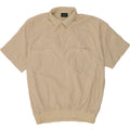CANDA Mens Short Sleeve Pullover Shirt Large Beige Cotton Vintage Canda and Second-Hand Canda from Messina Hembry 