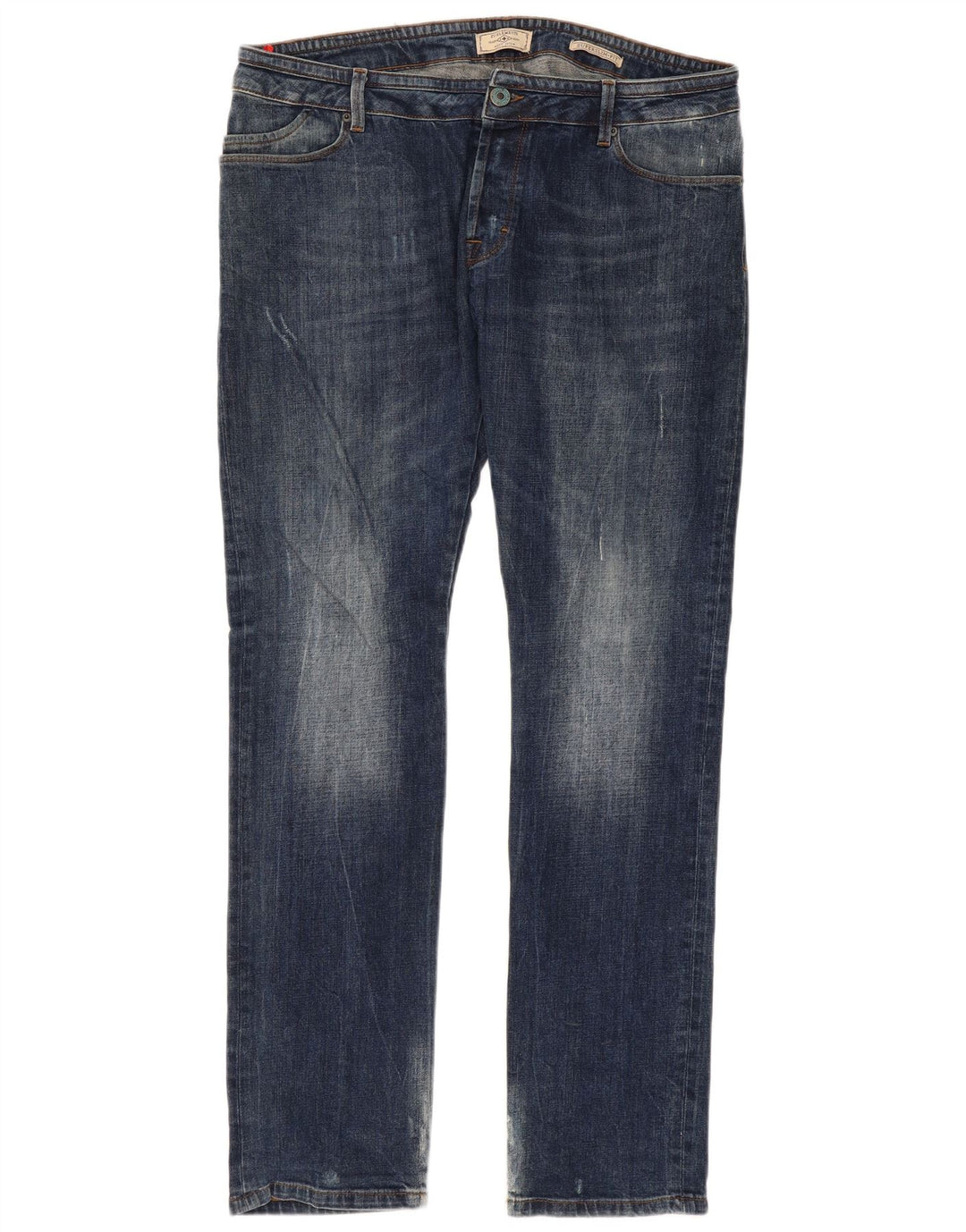 Jeans super slim da uomo Zu Elements W36 L34 cotone blu