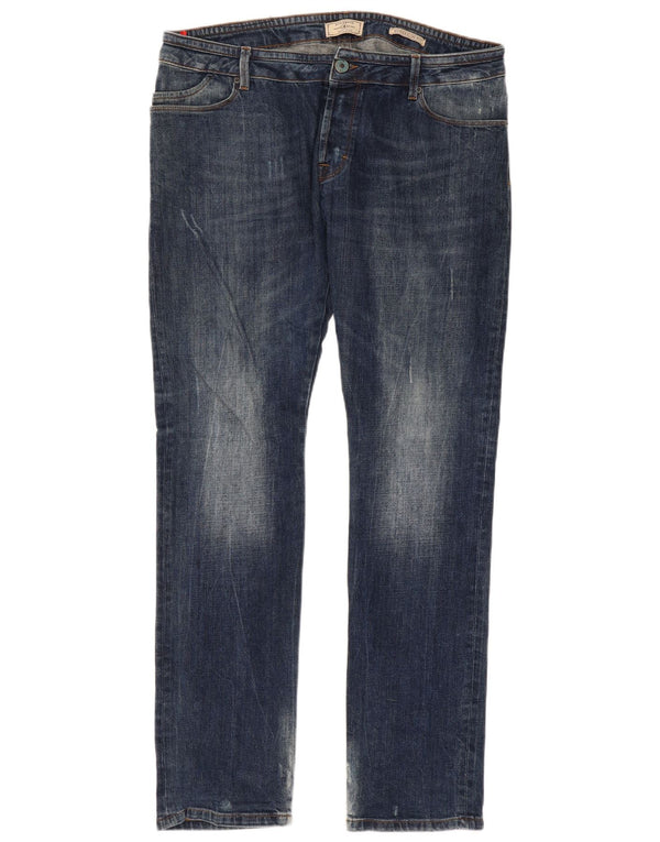 Jeans super slim da uomo Zu Elements W36 L34 cotone blu