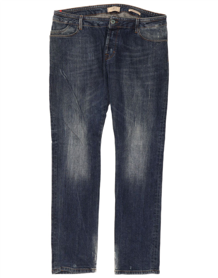 Jeans super slim da uomo Zu Elements W36 L34 cotone blu