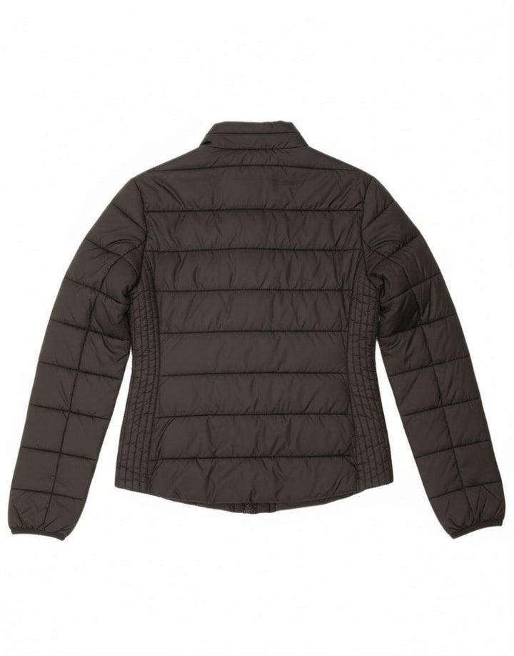 Giacca imbottita da donna Jack Wills UK 8 Small nera in poliammide