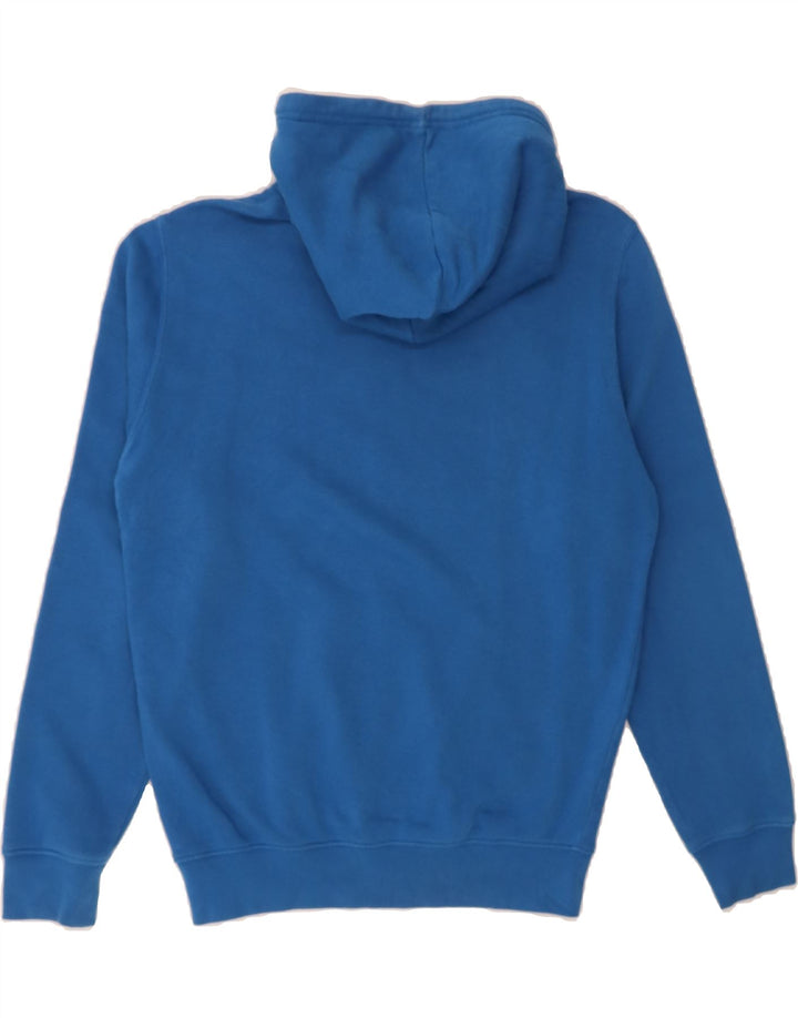 CHAMPION Mens Oversized Graphic Hoodie Jumper Small Blue Cotton Vintage Champion and Second-Hand Champion from Messina Hembry 