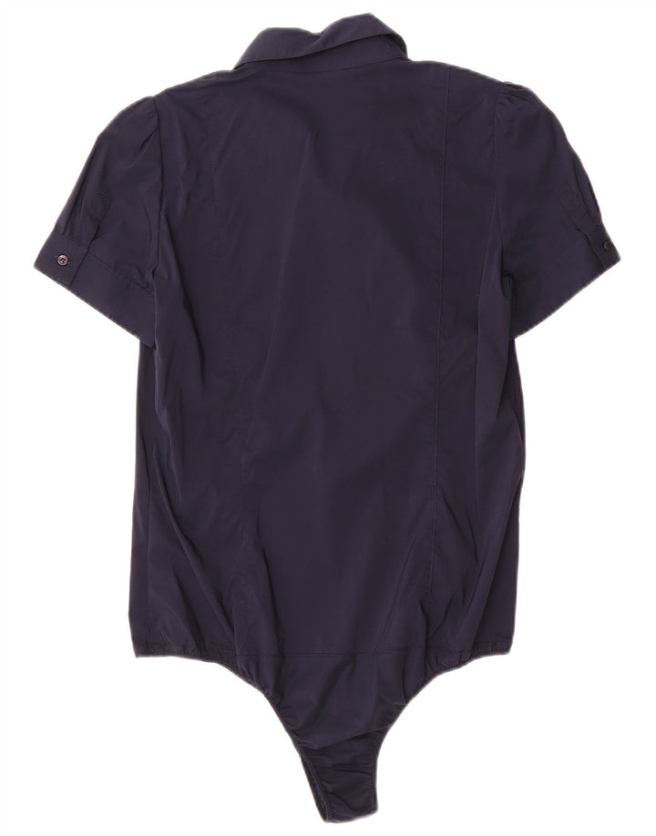Body da donna con volant sul davanti Atos Lombardini IT 46 Large Blu Navy