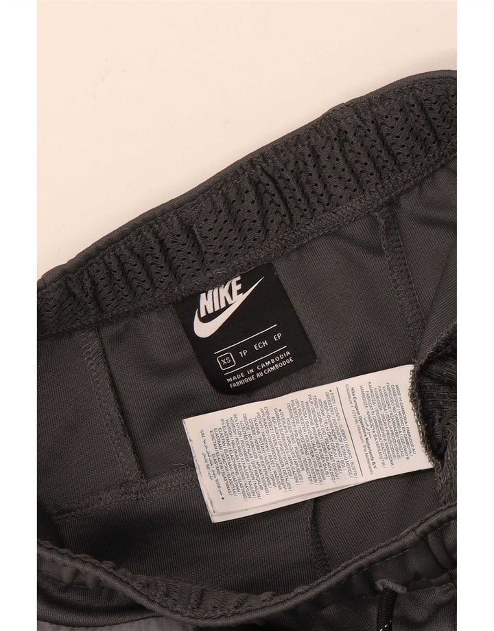 Pantaloni da tuta con grafica Nike da uomo, pantaloni da jogging XS, poliestere color block grigio