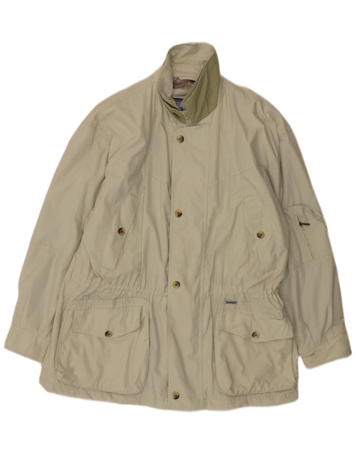 Giacca a vento da uomo Sympatex UK 42 XL Poliestere grigio