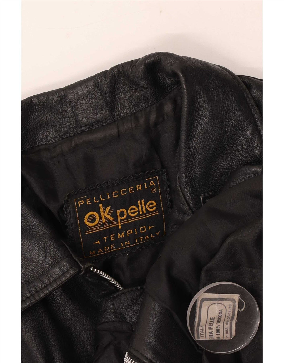 Giacca in pelle da donna Pellicceria UK 14 media nera