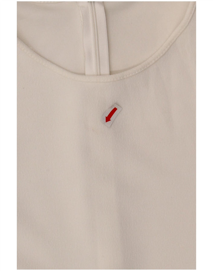 Tutina corta a maniche corte da donna ZARA UK 8 Small W28 bianca