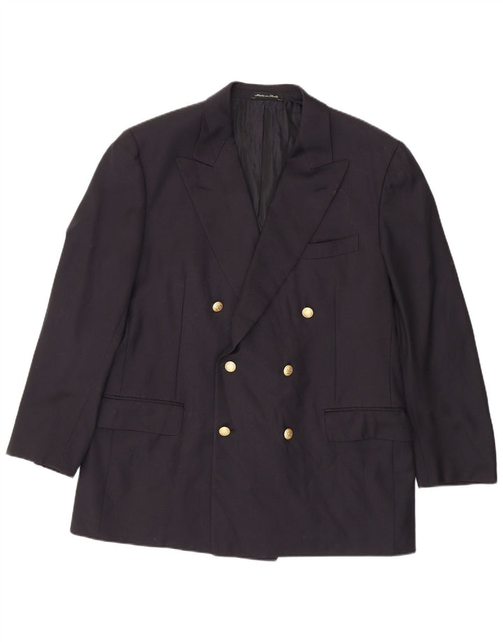 Giacca blazer doppiopetto da uomo Cantarelli UK 40 grande nera