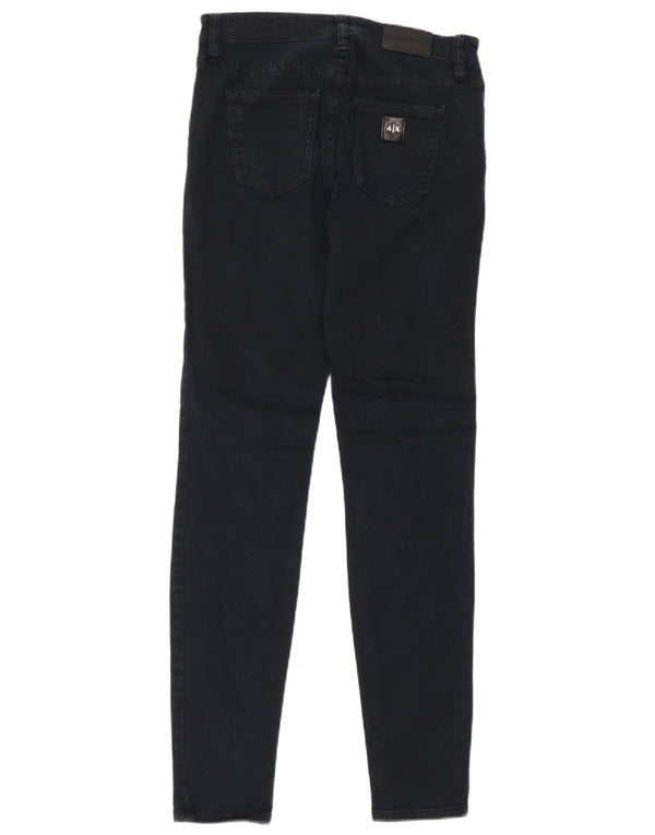Jeans super skinny da donna Armani Exchange W26 L29 cotone blu navy