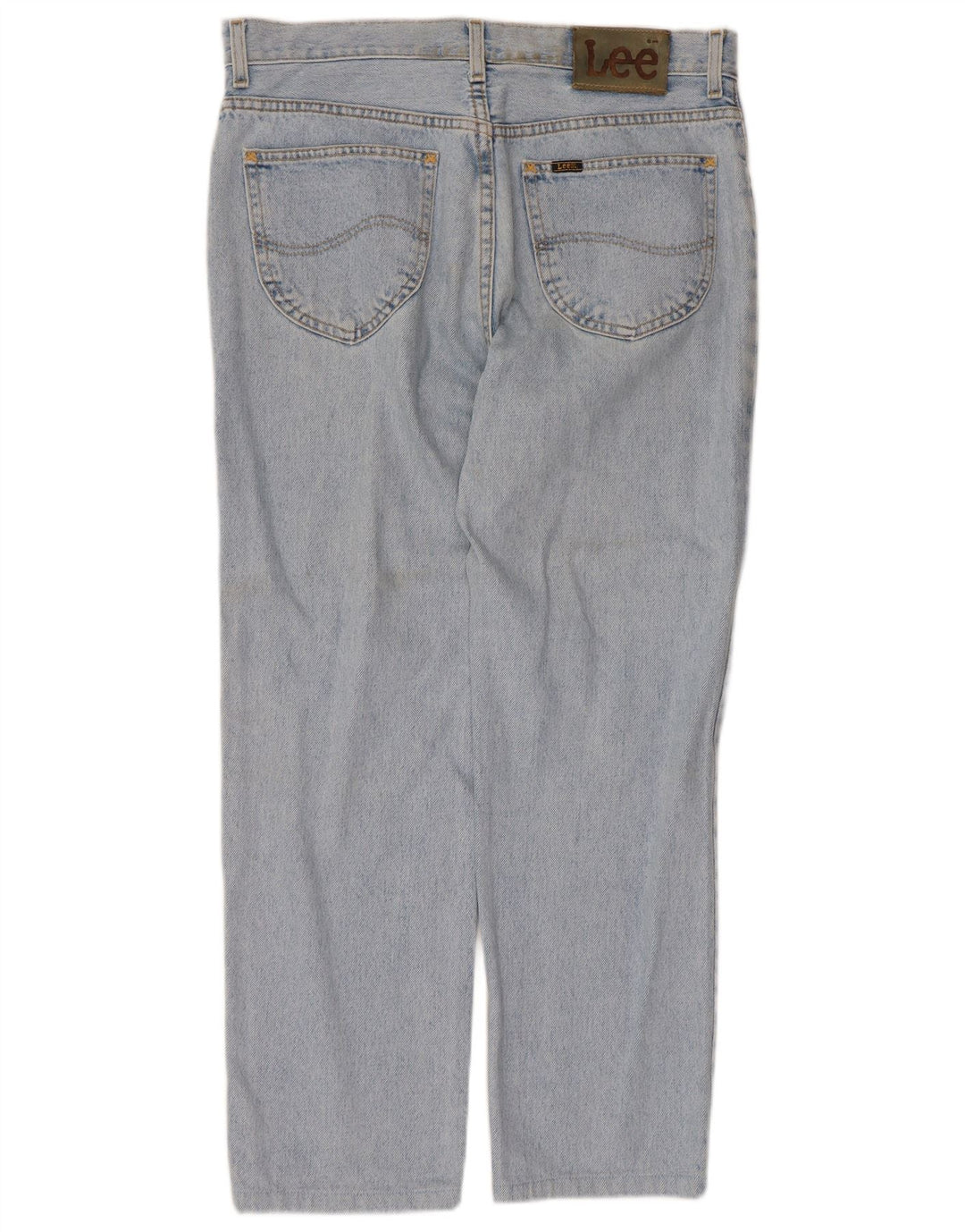 Jeans dritti da donna Lee W34 L26 cotone blu