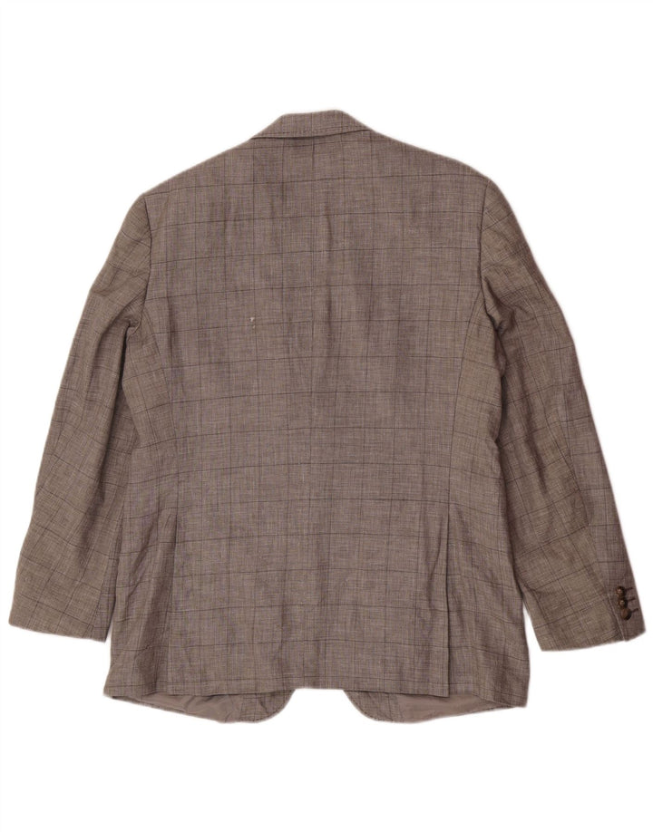 Giacca blazer da uomo su misura Marks & Spencer UK 42 Large Grey Check