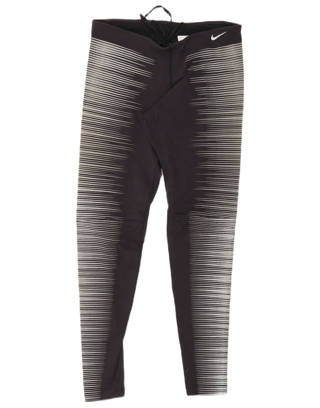 Leggings Dri Fit da donna NIKE UK 8 piccolo nylon gessato grigio