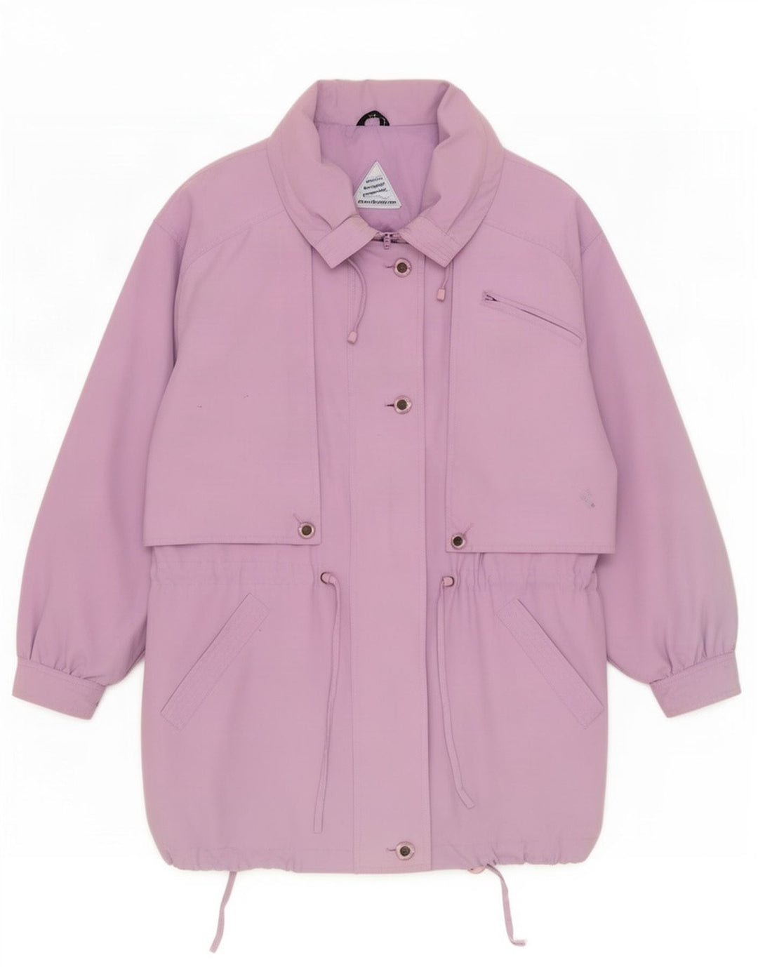C&A Cappotto giacca a vento oversize da donna EU 42 Large Viola Poliestere
