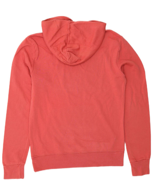 Felpa con cappuccio grafica da donna RALPH LAUREN UK 6 XS rosso cotone