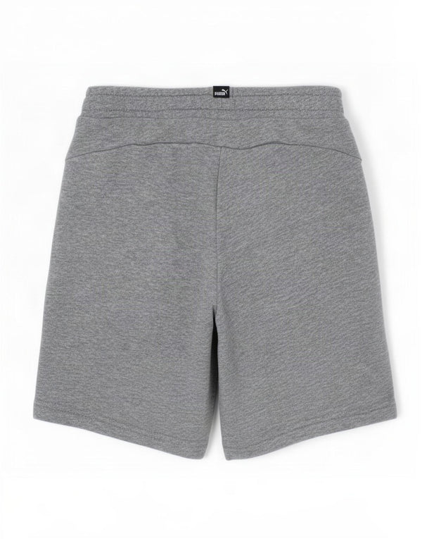 Pantaloncini sportivi Puma da bambino 7-8 anni in cotone grigio screziato