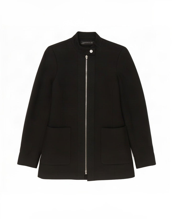 Cappotto Zara Donna UK 6 XS Nero